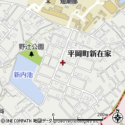 兵庫県加古川市平岡町新在家2080-6周辺の地図
