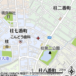 愛知県豊橋市柱七番町26周辺の地図