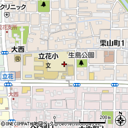 尼崎市立　立花児童ホーム周辺の地図