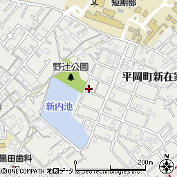 兵庫県加古川市平岡町新在家1958-98周辺の地図