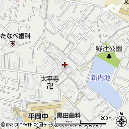兵庫県加古川市平岡町新在家1869-4周辺の地図