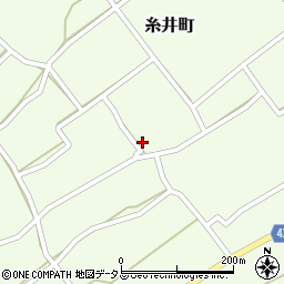 糸井簡易郵便局周辺の地図