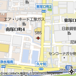 ＳＢＳ隼兵庫東周辺の地図
