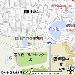 大阪府四條畷市岡山138-12周辺の地図