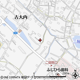 兵庫県加古川市野口町古大内17-4周辺の地図