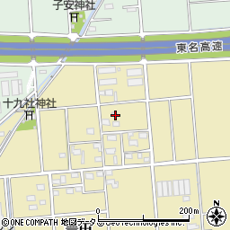 静岡県磐田市豊田556-1周辺の地図