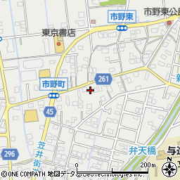 静岡県浜松市中央区市野町1485周辺の地図