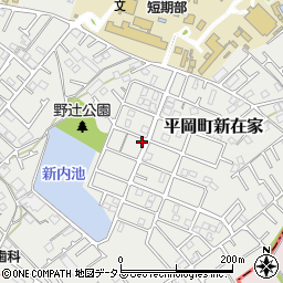 兵庫県加古川市平岡町新在家2066-91周辺の地図