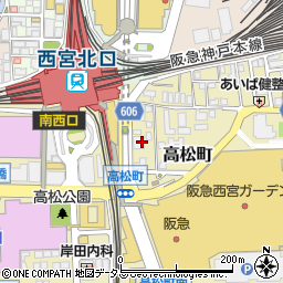 東進衛星予備校　阪急西宮ガーデンズ前校周辺の地図