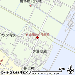 佐倉団地公民館前周辺の地図