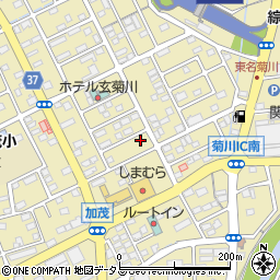 静岡県菊川市加茂5502周辺の地図