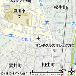 兵庫県西宮市久出ケ谷町1周辺の地図