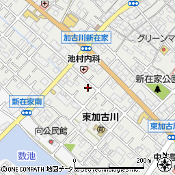 兵庫県加古川市平岡町新在家406-3周辺の地図