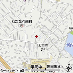 兵庫県加古川市平岡町新在家1852-4周辺の地図
