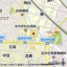 ホワイト急便　山田店周辺の地図