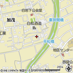 静岡県菊川市加茂703-8周辺の地図