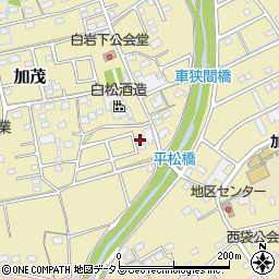 静岡県菊川市加茂703-16周辺の地図