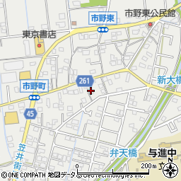 静岡県浜松市中央区市野町1475周辺の地図