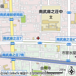 サニーサイド武庫之荘３周辺の地図