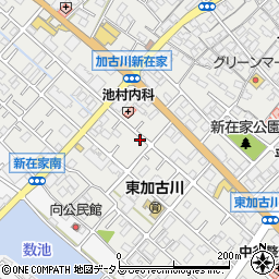 兵庫県加古川市平岡町新在家405-7周辺の地図