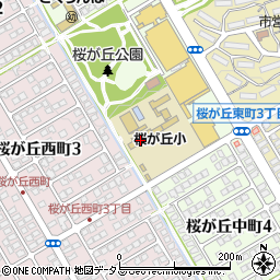 神戸市立桜が丘小学校周辺の地図