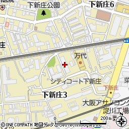 東洋計器大阪工場周辺の地図