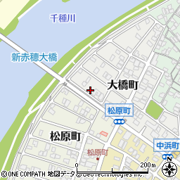 兵庫県赤穂市大橋町3周辺の地図