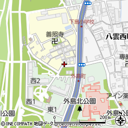 大阪府守口市下島町1-19周辺の地図