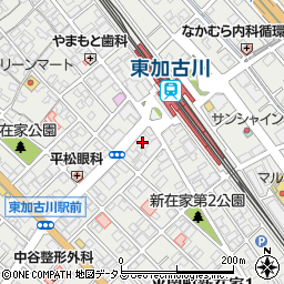 兵庫県加古川市平岡町新在家2丁目272周辺の地図