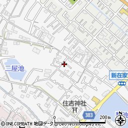 兵庫県加古川市野口町二屋253-7周辺の地図