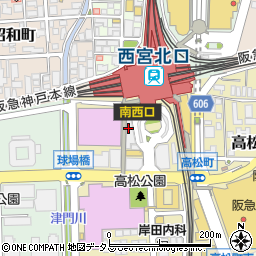 大和証券株式会社　西宮支店周辺の地図