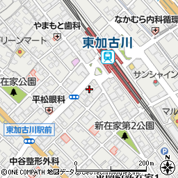 ＧＳパーク東加古川駐車場周辺の地図