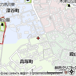 山田テラスＡ棟周辺の地図