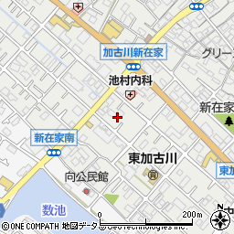兵庫県加古川市平岡町新在家413-2周辺の地図