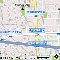 ＡＯＫＩ尼崎武庫之荘店周辺の地図