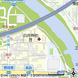 兵庫県尼崎市額田町22-3周辺の地図