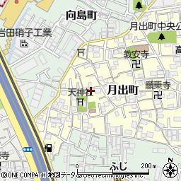 大阪府門真市月出町20-15周辺の地図