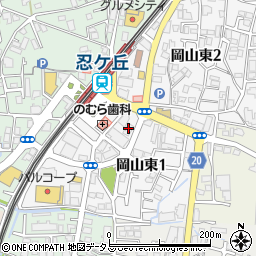 ＥＣＣの個別指導塾ベストｏｎｅ　四條畷・忍ヶ丘校周辺の地図