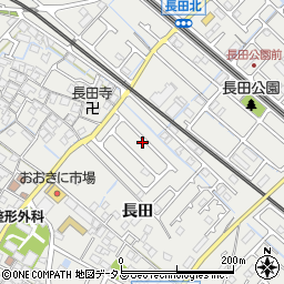 兵庫県加古川市尾上町長田周辺の地図