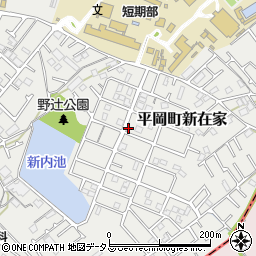 兵庫県加古川市平岡町新在家2066-44周辺の地図