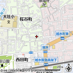 兵庫県西宮市桜谷町6周辺の地図