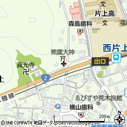 新屋敷公民館周辺の地図