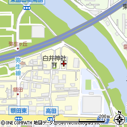 兵庫県尼崎市額田町21周辺の地図