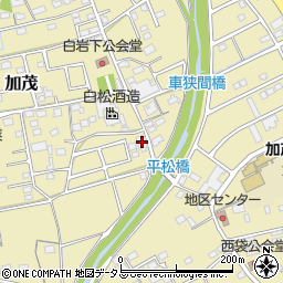 静岡県菊川市加茂696周辺の地図