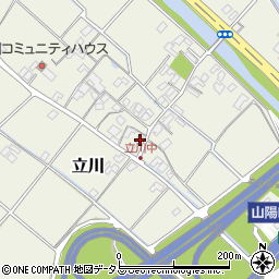 岡山県赤磐市立川681周辺の地図