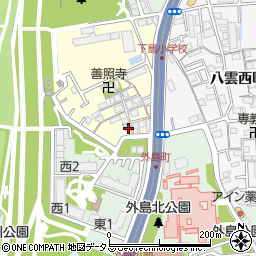 大阪府守口市下島町1-18周辺の地図