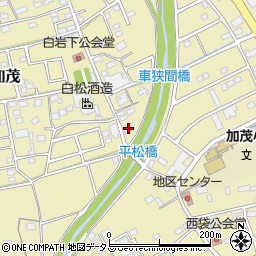 静岡県菊川市加茂686周辺の地図