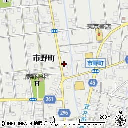静岡県浜松市中央区市野町1639周辺の地図