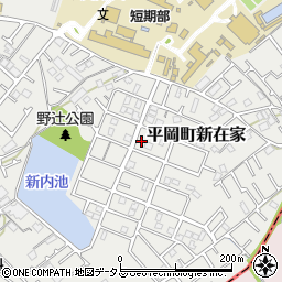 兵庫県加古川市平岡町新在家2066-45周辺の地図