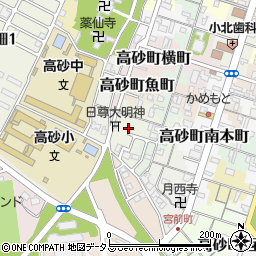 兵庫県高砂市高砂町釣船町周辺の地図